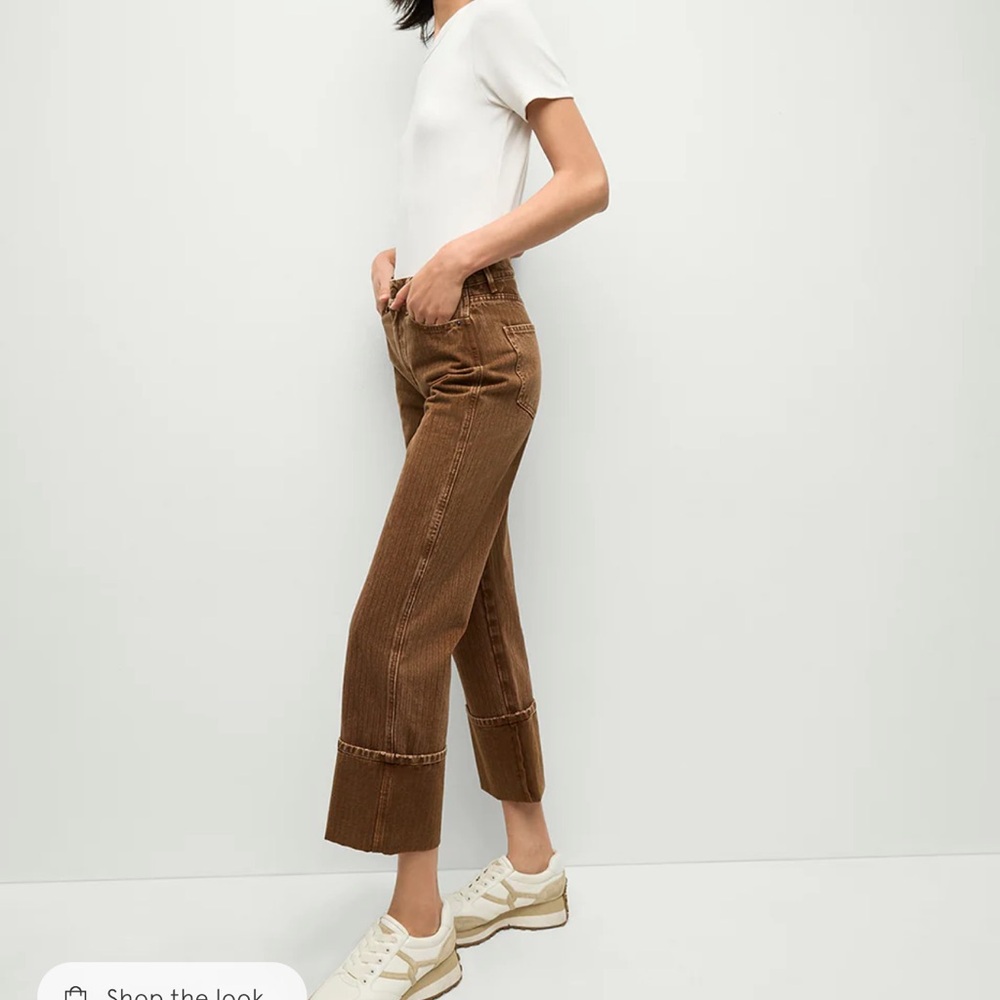 Veronica Bears Dylan Cuffed Straight-Leg Pant